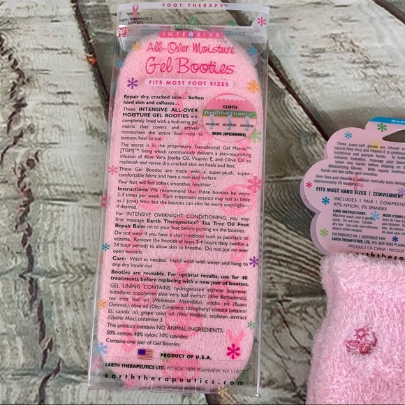 Aloe Moisture Pink Gloves & Moisture Gel Booties - Picture 5 of 6